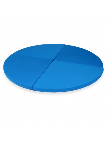 Tapis de jeu Rond en jersey, 160cm - Bleu des créatures d'habitude