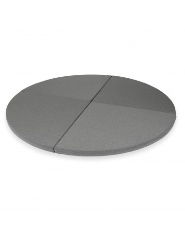 Tapis de jeu Rond en jersey, 160cm - Gris Paris Déstockage Promo