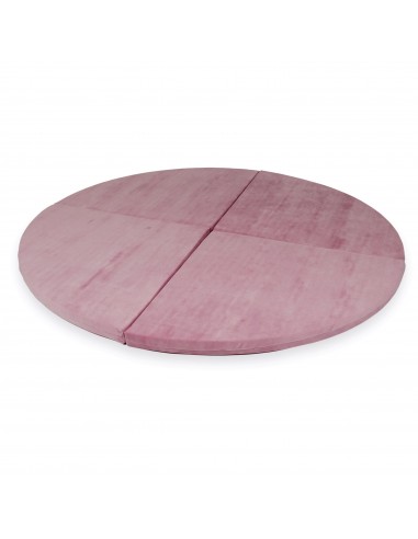 Tapis de jeu Rond en velours, 160cm - Framboise Faites des économies