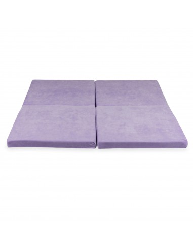 Tapis de jeu Carré en velours, 120cm - Lilas Comparez et commandez 