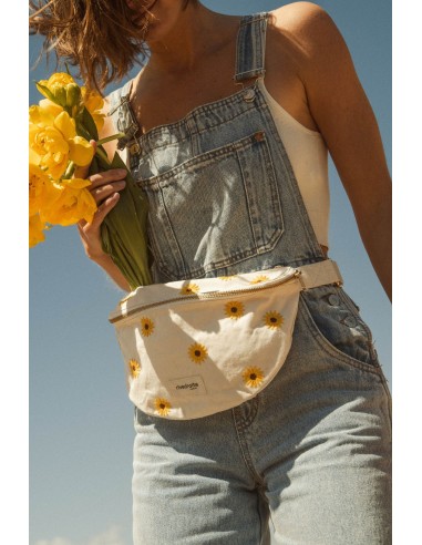 CUSTINE LE SAC BANANE Coton recyclé Tournesol Les êtres humains sont 