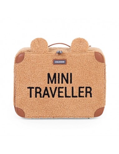 Childhome - Mini Traveller Valise Enfant - Teddy Brun de l' environnement