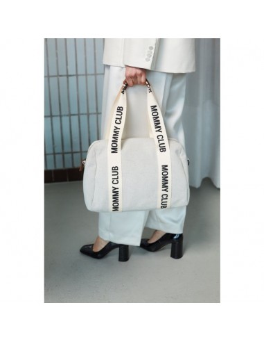 Mommy Club Sac à Langer - Signature - Canvas - Off White outlet