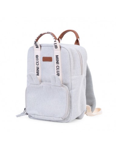 MINI CLUB SAC A DOS ENFANT - SIGNATURE - CANVAS - OFF WHITE Profitez des Offres !