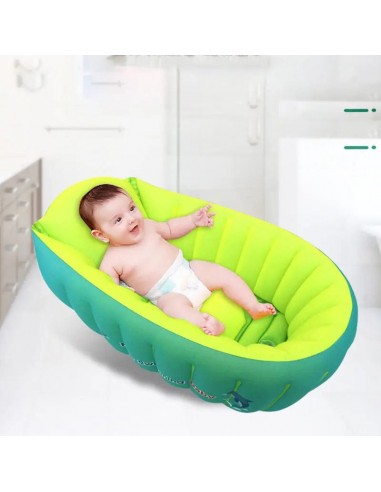 Inflatable baby bathtub basket pas cher