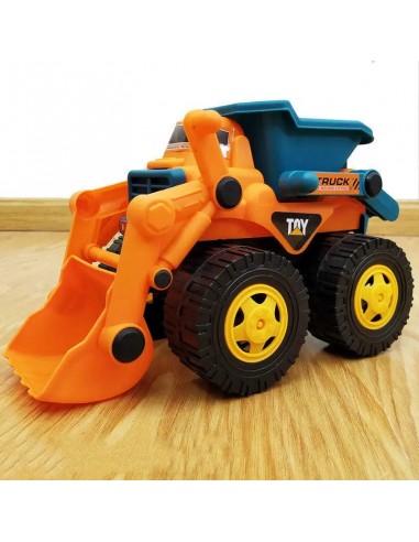 Construction machine toy for babies une grave pollution 