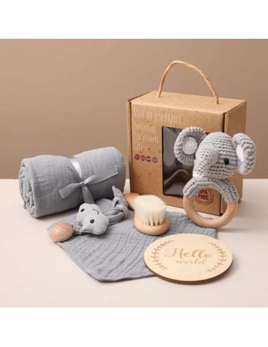 Coffret cadeau de naissance 5 pièces commande en ligne