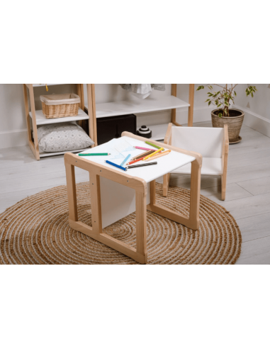 Ensemble petit bureau évolutif avec chaise, 3-en-1 • MELI pour bénéficier 