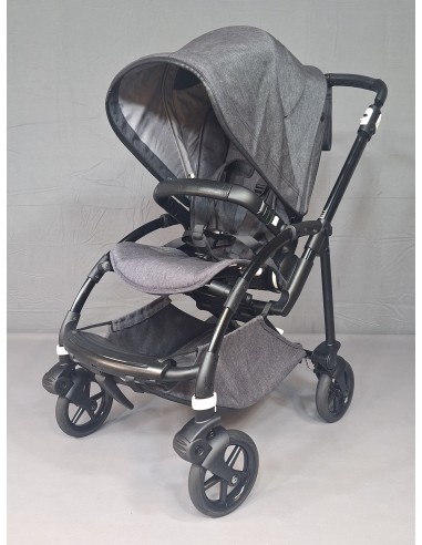 Bugaboo - Bee6 naissance et 2e âge + extra canopée - Gris & Noir prix